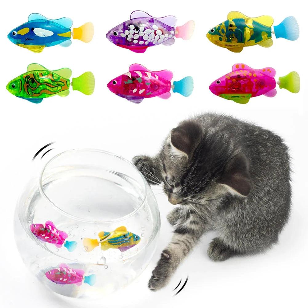 Robotic Swimming Fish Toy for Cats