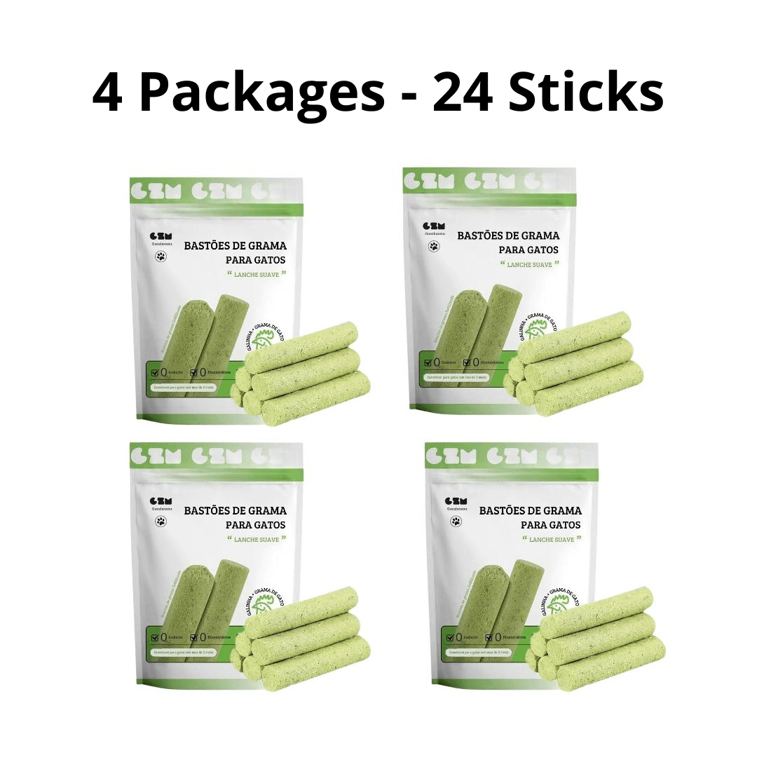 Edible Grass Sticks for Cats