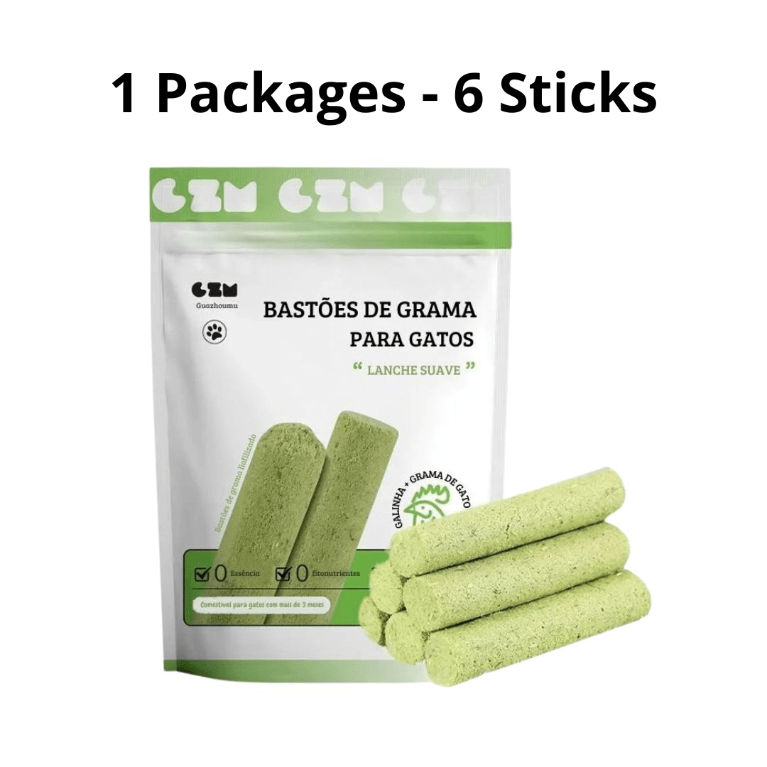 Edible Grass Sticks for Cats