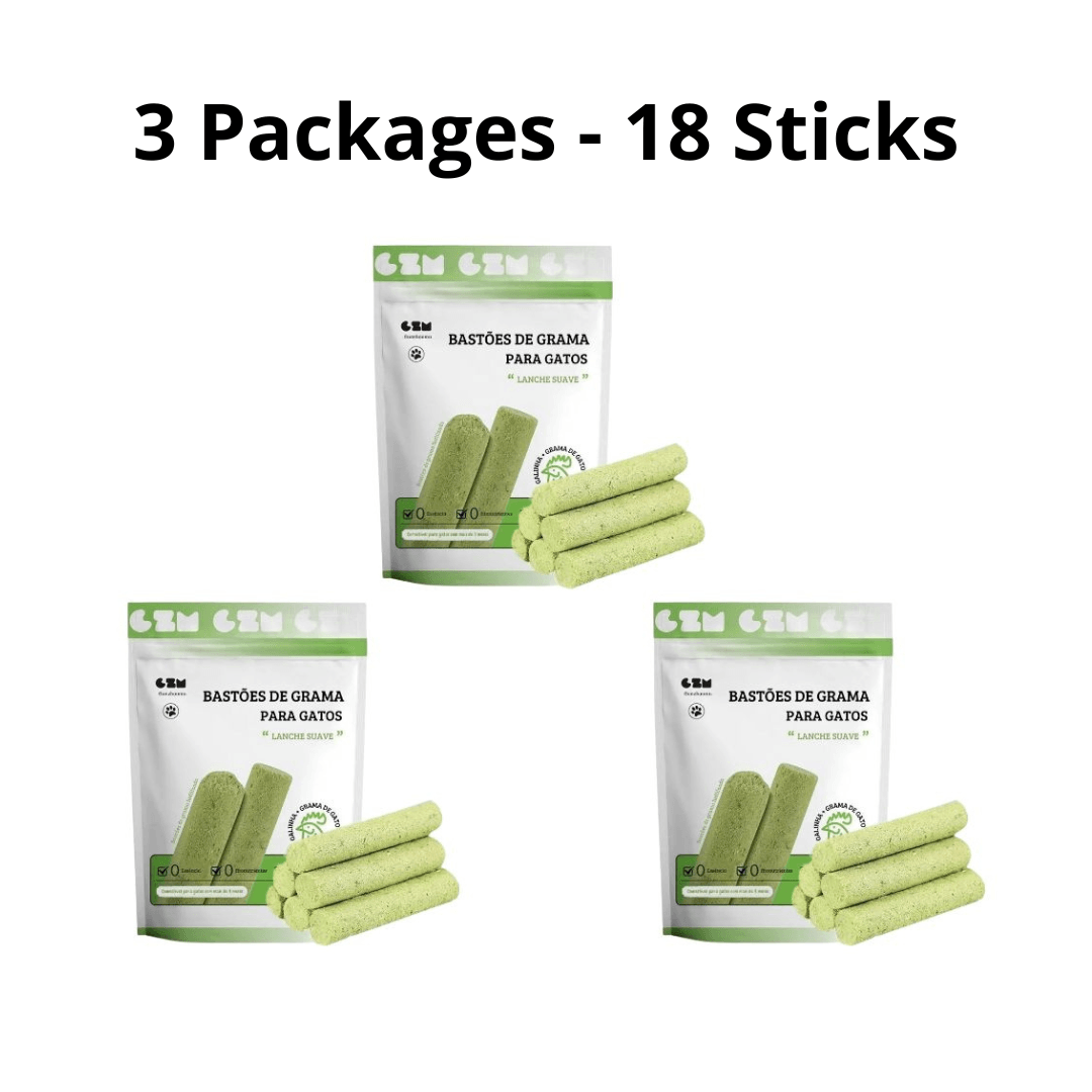 Edible Grass Sticks for Cats