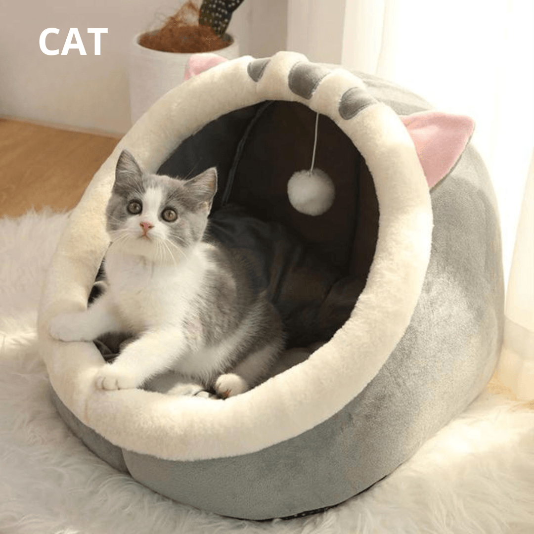 Large Super Cozy Hollow Bed for Cats