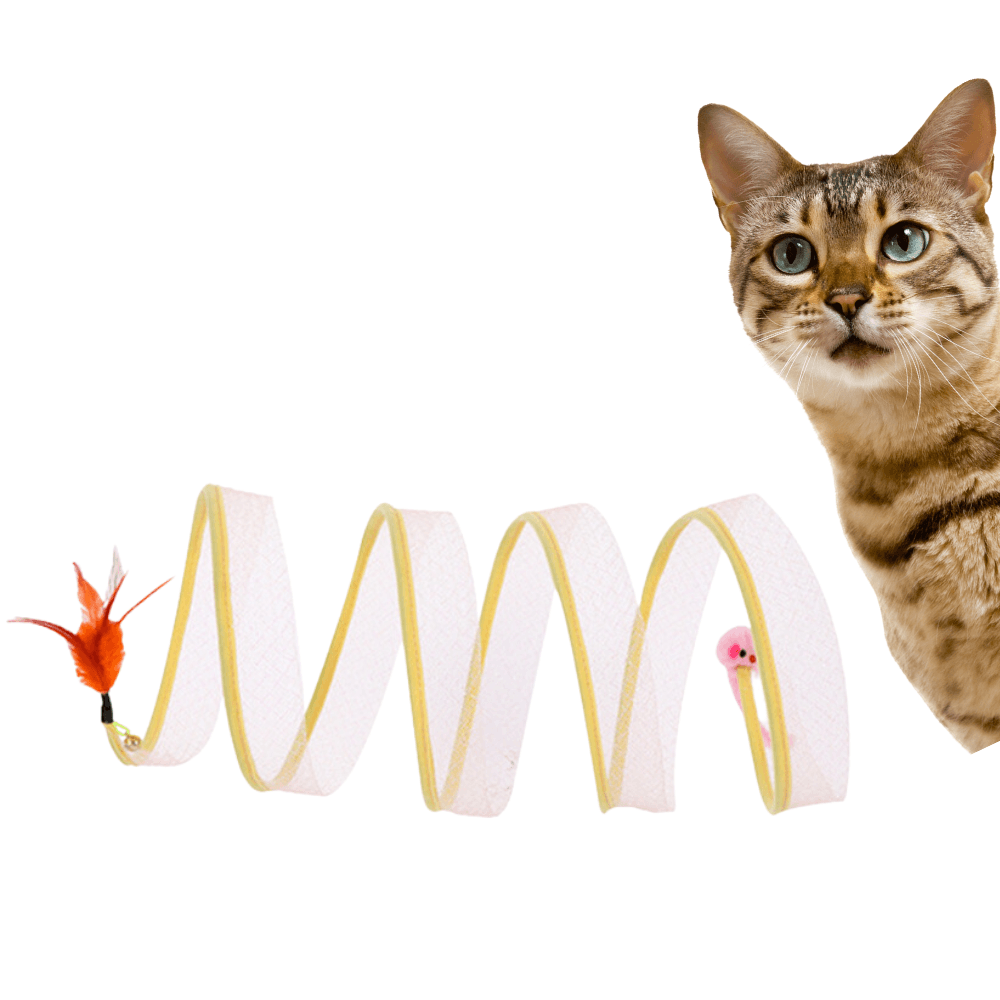 Tunicat - Spiral Worm Toy for Cats