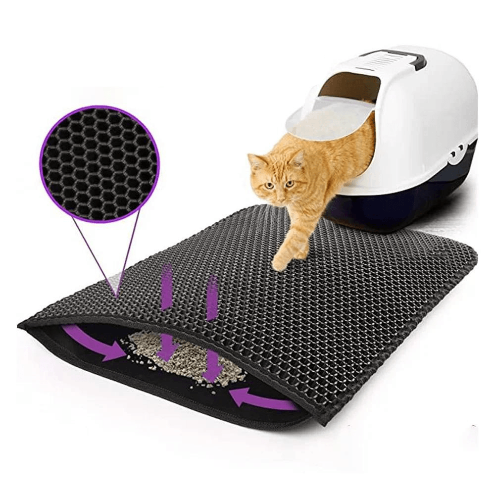 Hygienic Litter Grain Collector Mat for Cats